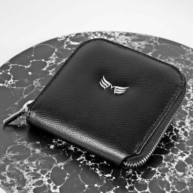 Maestoso Black Leather Wallet