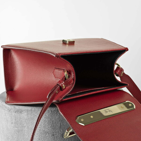 Maestoso Dark Red Renzo Leather Bag