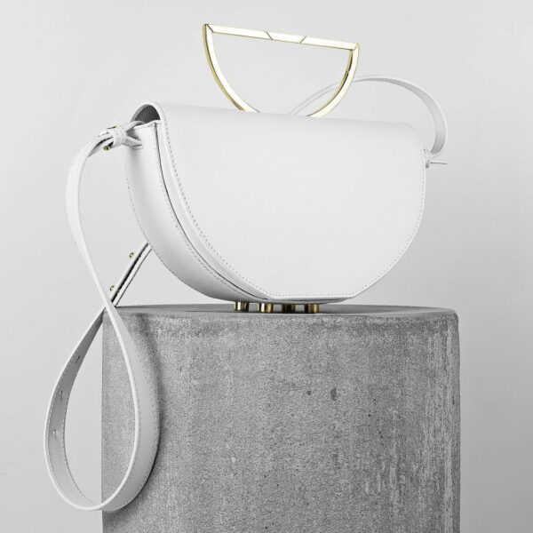 Maestoso The Muse White Leather Bag