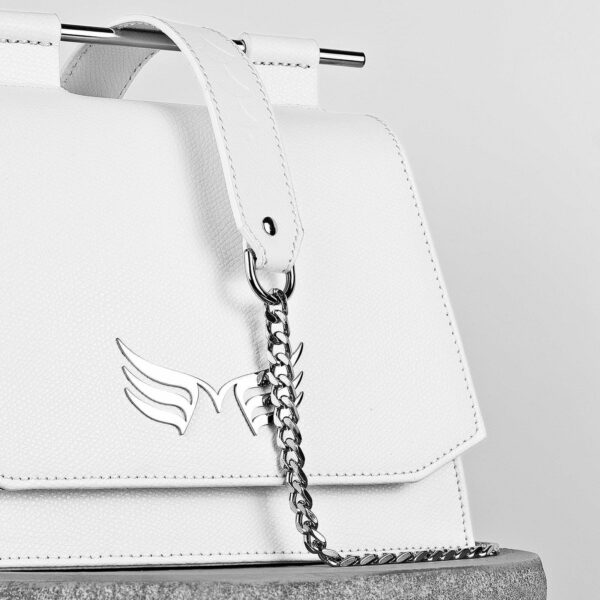 Maestoso White Mini Skylark Queen Bag