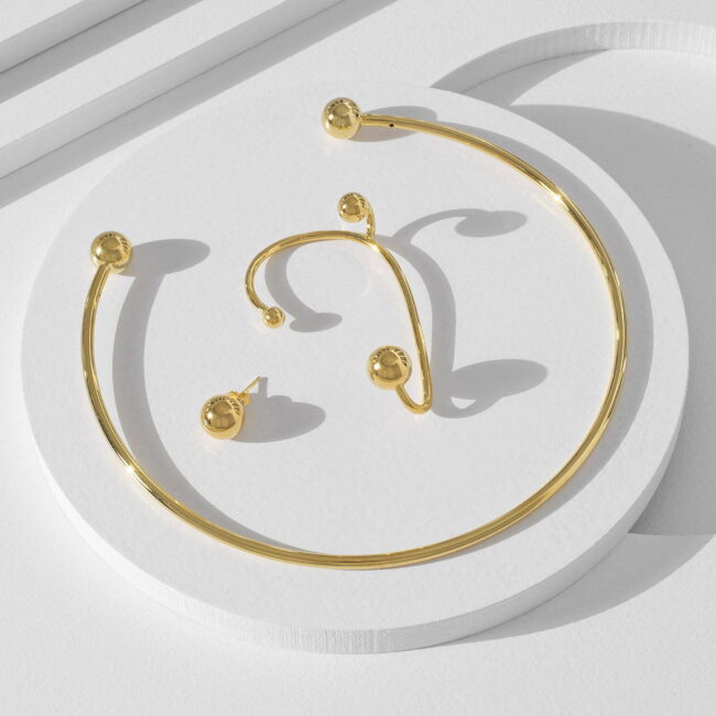 Maestoso Sphere Earrings - 18k Gold