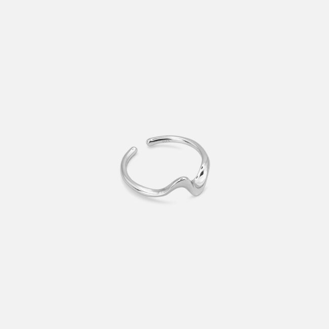 Maestoso Waves Ring - Sterling Silver