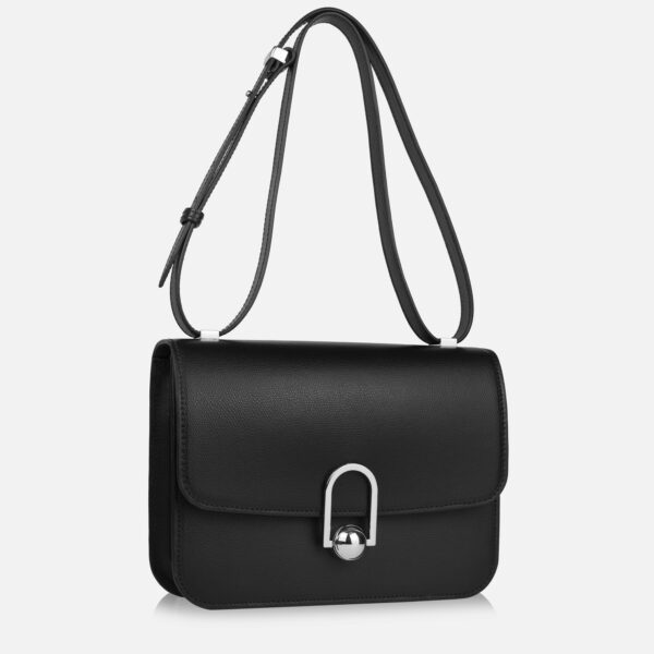 Maestoso Eon Black Leather Bag