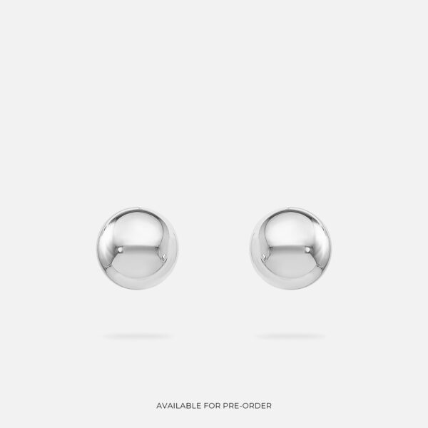 Maestoso Moon Earrings - Sterling Silver